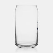 Nautical Navy Blue Anchor Wedding Dosenglas (Rechts)