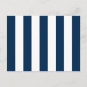 Nautical Navy Blue Wedding Monogram Tischnummer (Rückseite)