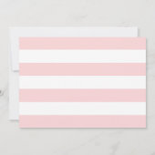 Nautical Navy Light Pink Anchor Wedding Foto Save The Date (Rückseite)