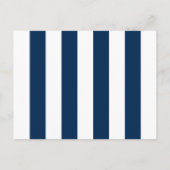 Nautical Navy Monogram Wedding Tischnummer (Rückseite)