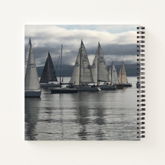 Nautical Notebook mit Name des Eigentümers Notizblock (Rückseite)