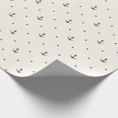 Nautical Ocean Anchor Geschenk Geschenkpapier (Ecke)