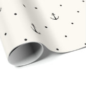 Nautical Ocean Anchor Geschenk Geschenkpapier (Rolleneckpunkt)