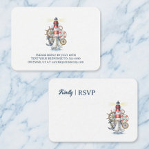Nautical Ocean Beacon RSVP