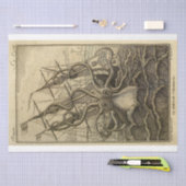 Nautical Octopus Boat Ephemera Decoupage Ship Seidenpapier (Handwerk)