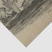 Nautical Octopus Boat Ephemera Decoupage Ship Seidenpapier (Detail)