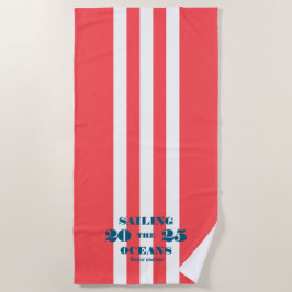Nautical Party Beach Towel Strandtuch