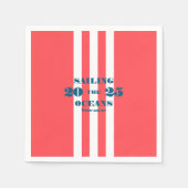 Nautical Party Paper Napkin Serviette (Vorderseite)