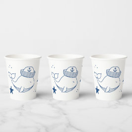 nautical party pappbecher