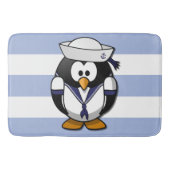 Nautical Penguin Bath Mat Badematte (Vorderseite)