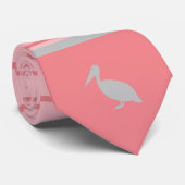 Nautical Pink Fun Custom Krawatte (Gerollt)