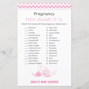 Nautical Pink Whale Baby Duschgel Game PRINTED