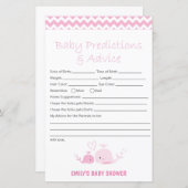 Nautical Pink Whale Baby Duschgel Game PRINTED (Vorne/Hinten)