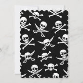 Nautical Pirate Überraschung Party Einladungen (Rückseite)