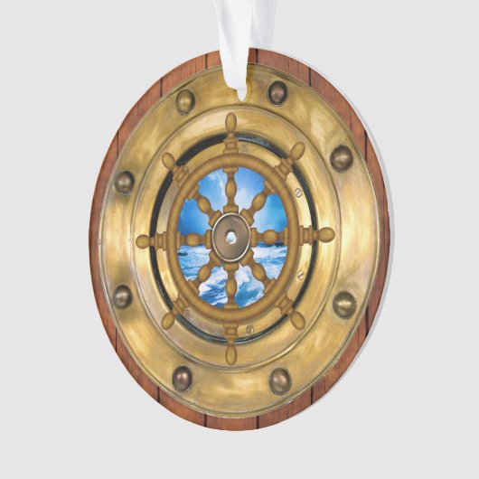 Nautical Porthole Ornament (Vorderseite)