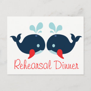 Nautical Probe Dinner Ship Anchor Hochzeit Postkarte