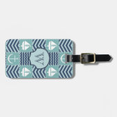Nautical Quilt-Gepäckmarke Gepäckanhänger (Vorderseite horizontal)