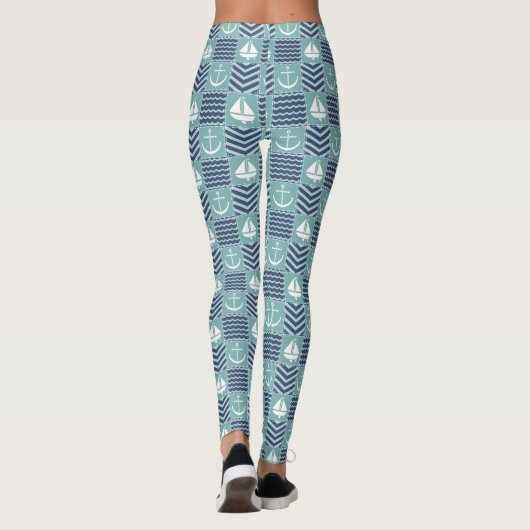 Nautical Quilt Leggings (Rückseite)