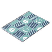 Nautical Quilt-Notebook Notizblock (Linke Seite)