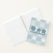 Nautical Quilt Spiral Notebook Notizbuch (Innenseite)