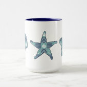 Nautical Quilt-Tasse Tasse (Zentrum)