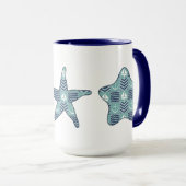 Nautical Quilt-Tasse Tasse (VorderseiteRechts)