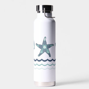 Nautical Quilt Trinkflasche