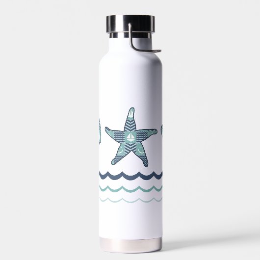 Nautical Quilt Trinkflasche (Links)