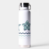 Nautical Quilt Trinkflasche (Rückseite)