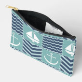 Nautical Quilt Zubehörtasche (Offen)