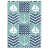 Nautical Quilt-Zwischenablage Klemmbrett (Rückseite)