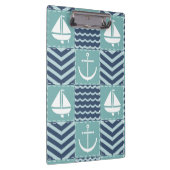 Nautical Quilt-Zwischenablage Klemmbrett (Rechts)