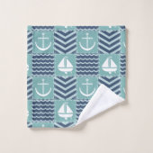 Nautical Quiltowel Set (Waschlappen)