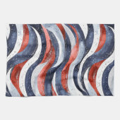 Nautical Red White Blue   Geschirrtuch (Horizontal)