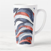 Nautical Red White Blue   Milchtasse (Rechts)