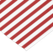 Nautical Red White Strips und Blauer Anker Tischdecke (Schrägansicht)