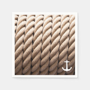 Nautical Rope - Anchor Napkins Serviette