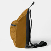 Nautical Rope Monogram Map Brown Crossbody Bag (Rechts)