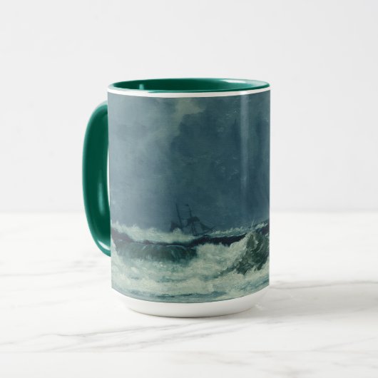 Nautical Rough Waters Tasse (Vorderseite Links)