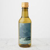 Nautical Rough Waters Weinetikett (Vorderseite)
