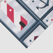 Nautical Sailboat Leuchtturm Anchor Decoupage Seidenpapier (Ausschnitt)