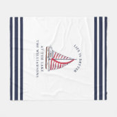 Nautical Sailboat Life is Better at Lake Fleecedecke (Vorderseite (Horizontal))