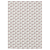 Nautical Sailboats with Holiday lights harbor boat Tischdecke (Vorderseite)