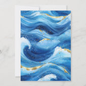 Nautical Sailing Wheel 18th Birthday Einladung (Rückseite)