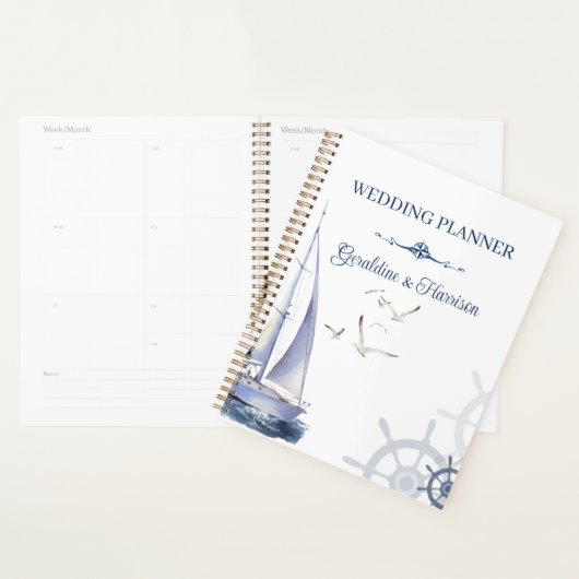 Nautical Sailing Yacht Wedding  Planer (Anzeige)