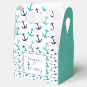 Nautical Sailor Anchors Geschenkschachtel (Geöffnet)