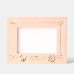 Nautical Sailor Geätzte Rahmen