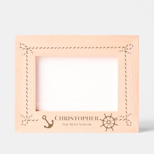 Nautical Sailor Geätzte Rahmen (Vorderseite)