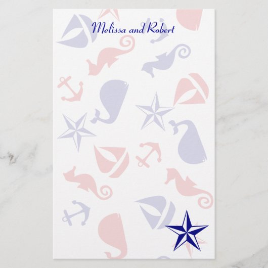 Nautical Scatter Briefpapier (Vorderseite)