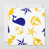 Nautical Scatter Einladung (Rückseite)